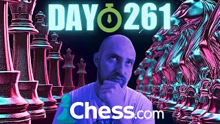 Can I Reach 2000 Elo on Chesscom in 1 Year Day 261 [upl. by Aicena]