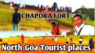 Chapora fort Goa tourist placesexploring something new  Goa Tour vlog travelingvlog [upl. by Renie129]