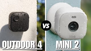 Blink Outdoor 4 vs Blink Mini 2  Which One Is Better [upl. by Nibbor464]