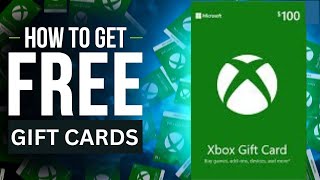 How To Get FREE Xbox Gift Cards [upl. by Soracco]