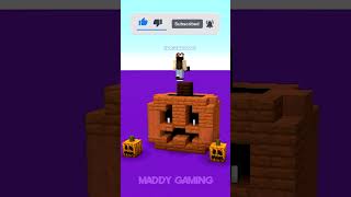 Minecraft Making Jack O Lantern shorts minecraft trending viral maddygaming halloween [upl. by Shewmaker]