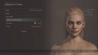 Dragons Dogma 2 Character Creator THICC elf girl 2 [upl. by Alanah]