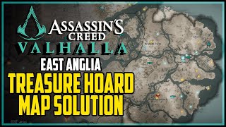 East Anglia Treasure Hoard Map Solution Assassin’s Creed Valhalla [upl. by Nnylkoorb]