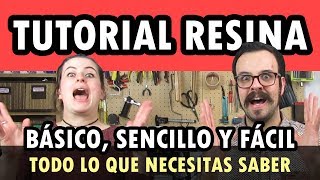 ★TUTORIAL RESINA★ TODO lo IMPORTANTE 😷 FÁCIL ¡Tipos usos y seguridad [upl. by Brigg834]