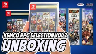 KEMCO RPG Selection Vol2 Nintendo Switch Unboxing [upl. by Wolf391]