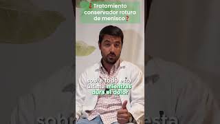 Tratamiento rotura de menisco ✅ sin operación Dr Benjumea  Clínicas H3 [upl. by Kurtzman972]