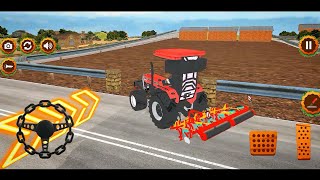 Indian Farming Game Tractor 3D  Tractor Driving Gameplay [upl. by Nevanod428]