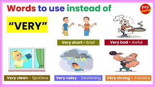 Words To Use Instead Of VERY  Expand Your Vocabulary  Improve Your English conversation [upl. by Al]