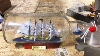 Ship In A Bottle vs 60000 PSI Waterjet [upl. by Aknaib]