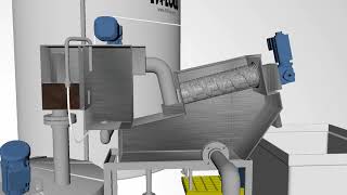 Complete DAF System with Sludge Dewatering  H2Flow Dissolved Air Flotation [upl. by Hairas]