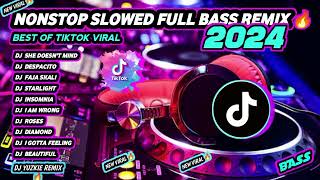 🔥NEW  NONSTOP REMIX LATEST TIKTOK VIRAL SLOWED FULL BASS REMIX 2024 [upl. by Sivram]