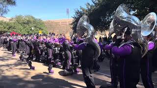 SFA FOOTBALL SFA VS ACU 112324 LUMBERJACK MARCHING BAND [upl. by Ivah840]