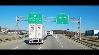 Collinsville Alabama To Whitestown Indiana 3 Fall CR30 CR51 I59 North [upl. by Kelcie80]