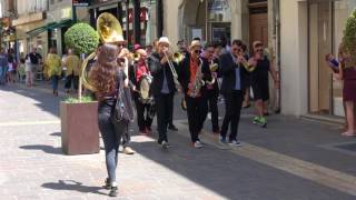 Strolling musicians in Carcassonne France [upl. by Pesvoh391]