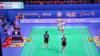 🇲🇨 Praveen Melati VS 🇩🇰 ChristiansenBoje 3 R32 Hylo Open 2023 [upl. by Ruttger510]