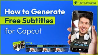 Generate FREE captions for CapCut After 2024 update [upl. by Firestone]