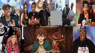 KONOSUBA EPISODE 2x2 REACTION MASHUP [upl. by Khano880]