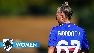 Giordano «Sensazioni uniche con la Sampdoria Women» [upl. by Ssyla]