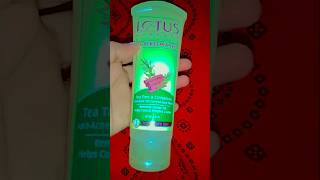 Lotus herbals teatree face wash for oil control viralvideo subscribe [upl. by Eustasius517]