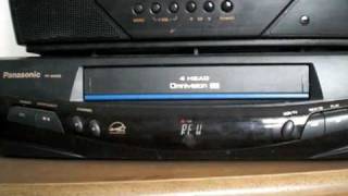 Panasonic Omnivision PV8405S Video cassette recorder review [upl. by Aromat]