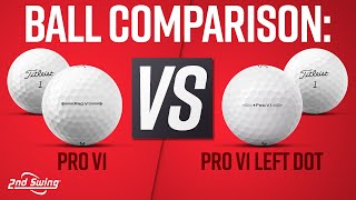 Titleist Pro V1 Left Dot vs Titleist Pro V1  Titleist Golf Ball Comparison [upl. by Slaby]