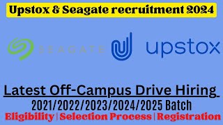 Upstox off campus drive for 202320242025 batch Latest Internship for Freshers Jobs 2024 [upl. by Schulein300]