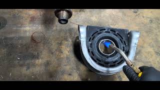 Carrier bearing replacement 2021 Volvo VLN [upl. by Presber]