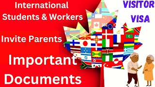 Visitor Visa for Parents in Canada Documents Invitation amp Extension Tips [upl. by Nevar789]