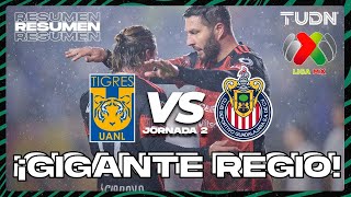 HIGHLIGHTS  Tigres vs Chivas  Liga Mx  CL2024 J2  TUDN [upl. by Siduhey]