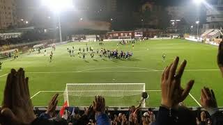 Potenza  Picerno  Cori ultras fine partita e squadra sotto la curva [upl. by Beard526]