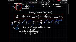 Finding Lost Energy in a Pipe  Fluid Mechanics [upl. by Ardene790]