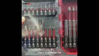 41pcs screwdriver set screwdriver screwdriverset tools powertools toolsetstooljoy [upl. by Acirdna67]