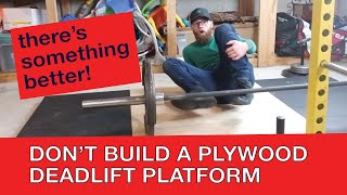 How to Build the BEST Home Gym Deadlift Platform to Maximize Your Workout Space [upl. by Haleigh]