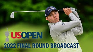 2022 US Open Final Round Matt Fitzpatrick Wins a Battle at Brookline  Full Broadcast [upl. by Husain]