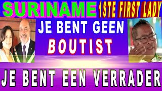 SURINAME NDP Ingrid Bouterse je bent geen Boutist Djojo Besari Je bent een verrader SU NA ME 2024 [upl. by Boniface598]