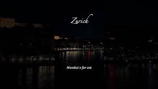 Switzerland 4k I Zurich Night View I Zurich Switzerland I Zurich 4k Night I Switzerland Tour [upl. by Negaem]