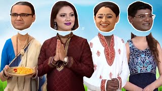 taarak mehta ka ooltah chashmah with wrong head funny puzzle 🔥🤩  Babita ji  Bhide  madhvi  Iyer [upl. by Airbas]