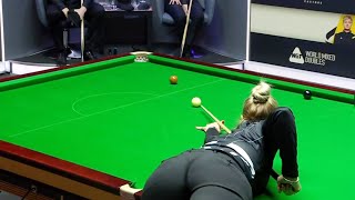 SNOOKER REANNE EVANS SHOWS HER SKILLS 2024  WORLD MIXED DOUBLES  BRECEL EVANS ROBERTSON [upl. by Sloan717]