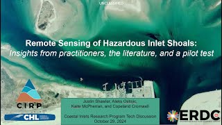 29 Oct 2024  Remote Sensing of Hazardous Inlet Shoals [upl. by Shaffert]