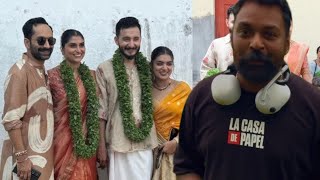 ❗WIKKYTHUG ❗SUSHIN SHYAM WEDDING WITH FAHAD FAZIL AND NAZRIYA 🚫❗ [upl. by Aihsemaj702]