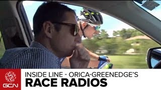 Race Radios  How Does OricaGreenEDGEs Directeur Sportif Use Them In The Vuelta GCNs Inside Line [upl. by Ahsemo893]