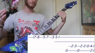 How to Play The Killing Road  Megadeth Guitar Lesson w Tabs [upl. by Attehcram106]