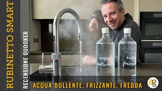 ACQUA BOLLENTE FRIZZANTE FREDDA FILTRATA dal RUBINETTO Recensione QUOOKER [upl. by Ettezzil126]