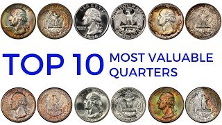 TOP 10 MOST VALUABLE QUARTERS IN CIRCULATION–Rare Washington Quarters in Your Pocket Change Worth [upl. by Ode174]