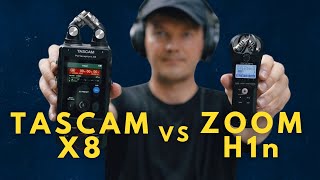 Tascam X8 vs Zoom H1n Which Audio Recorder is Better For You [upl. by Jaddo356]