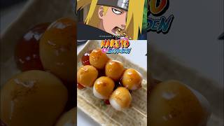 Les mitarashi dango de Tobi naruto animefood [upl. by Nolad]