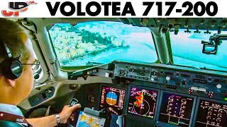 BOEING 717🇮🇹 Venice Catania Genoa  2 Full Cockpit Flights  Walkaround [upl. by Orlanta]