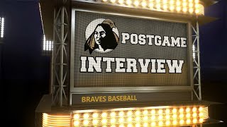 Braves Postgame Interview Baseball vs Shepherd [upl. by Sheena]