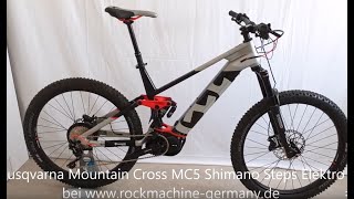 Husqvarna Mountain Cross MC5 Shimano Steps 8000 Intube 500WH Shimano Deore Rdm Elektro Fahrrad 2019 [upl. by Adil]