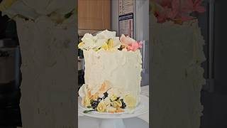 Redeeming my failed rustic buttercream cake behind the scenes [upl. by Derwin]